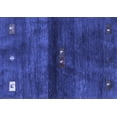 thumbnail image 1 of Ahgly Company Machine Washable Indoor Rectangle Abstract Blue Contemporary Area Rugs, 7' x 10', 1 of 1