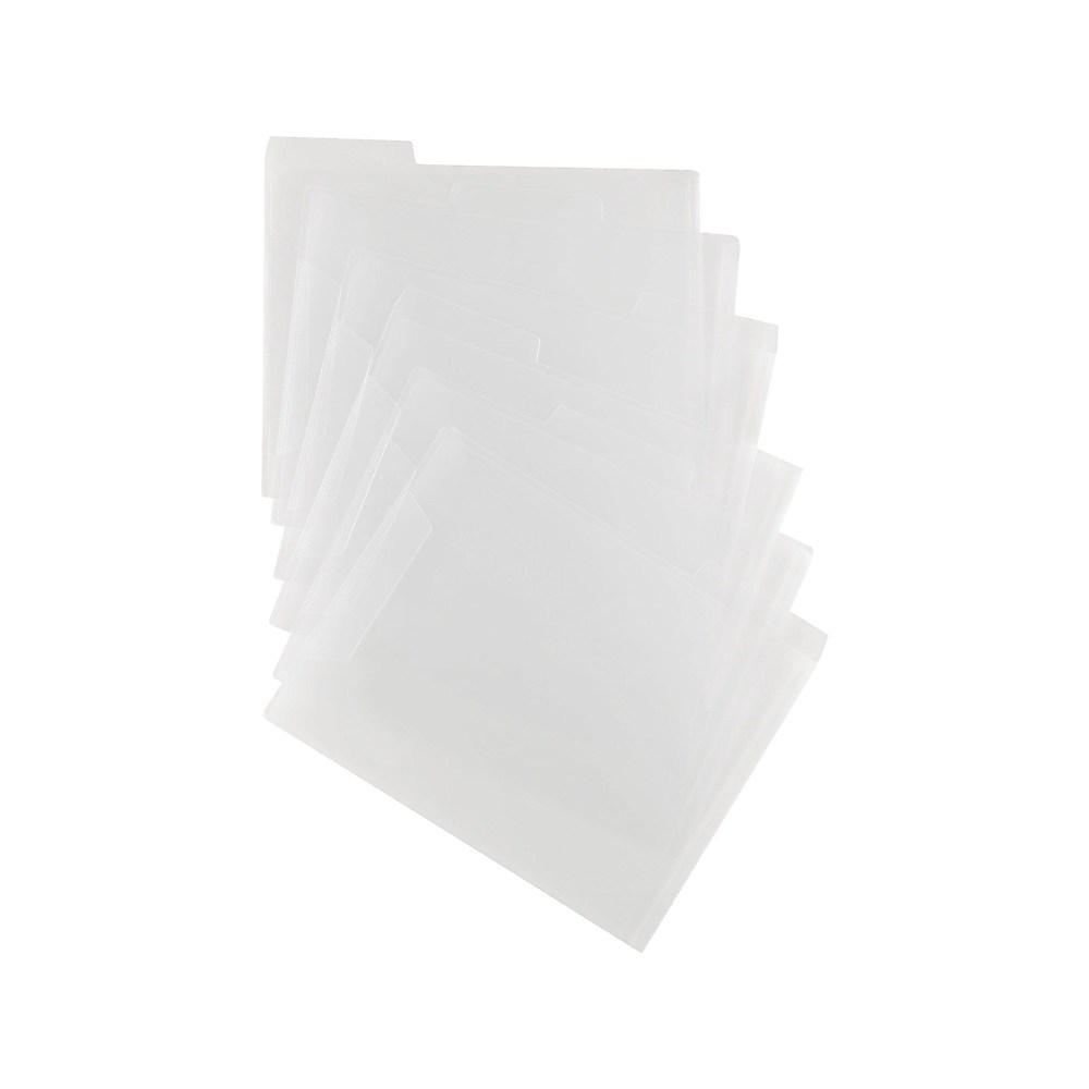 Reuseable Clear File Folder Holder for A4 Paper Document 40 Pcs