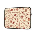 thumbnail image 2 of Bingfone Red Wine Laptop Sleeve Case 13 Inch, 360° Protective Computer Carrying Bag, 2 of 9