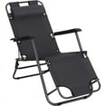 thumbnail image 1 of Chaises Pliantes Portables avec Dossier Réglable, Chaise Solide pour Bronzage Intérieur Extérieur Compagnon Résistant aux Intempéries (Gris), 1 of 5