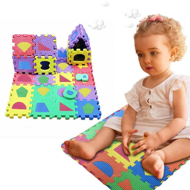Casse-Tête Maths Taille de Construction Géométrique Petit 36 Pcs Facile Non Cadeau