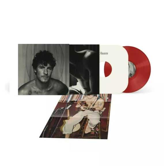 Shawn Mendes - Shawn Exclusive Limited Translucent Ruby Color Vinyl LP Postcard