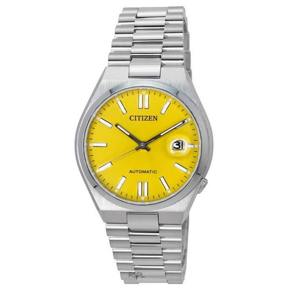 Citizen Tsuyosa Stainless Steel Yellow Dial Automatic NJ0150-81Z Men's Watch