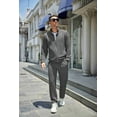 thumbnail image 4 of COOFANDY Mens 2 Piece Tracksuit Casual Sweatsuits Full Zip Track Suits Jogging Athletic Suit Sets, 4 of 15