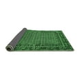 thumbnail image 2 of Ahgly Company Indoor Square Oriental Emerald Green Industrial Area Rugs, 4' Square, 2 of 4