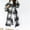 Black, variant on Womens Plaid Long Wool Blend Coat Shacket Jackets