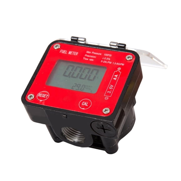 Flow Meter High Precision Gear Flowmeter, DN15 DN20 Digital Fuel Gauge Oil Flow Meter Gauge Measuring Tool ,Good Performance