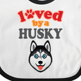thumbnail image 4 of Inktastic Husky Dog Lover Boys or Girls Baby Bib, 4 of 4