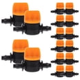 thumbnail image 3 of Bamboohart 20pcs Mini Barbed Ball Vavels Adjustable Barb Valves for Drip Irrigation, 3 of 5