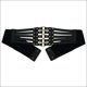 thumbnail image 3 of Cinturón de corsé negro para mujer Moda Retro Goth Underbust Pretina Día de la madre Regalos y Halloween brillar Electrónica, 3 of 5