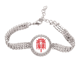thumbnail image 1 of Red Lantern Chinese corte de papel Pulsera de tobillera de cadena de tenis, joyería de diamantes, 1 of 3