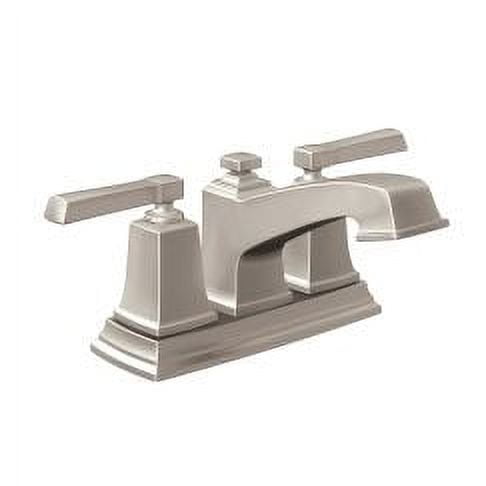 Moen Boardwalk Spot Resist Brushed Nickel Two-Handle Bathroom Faucet