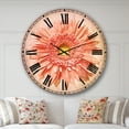 thumbnail image 2 of Designart Horloge Murale de Ferme 'fleur Unique sur Fond Blanc', 2 of 6
