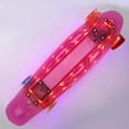 thumbnail image 4 of mmirethe 22 Inches Four-wheel Mini Skateboard LED Flashing Skateboard Retro Skateboard No.3, 4 of 6