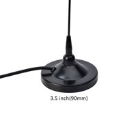 HYS Dual-band Universal Car Vehicle Magnetic Base Signal FM Radio Antenna Aerial with PL259