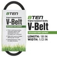 thumbnail image 2 of 8TEN Drive Belt for MTD 15585-7 15585-8 15585C 15585S 15590-7 15590-8 Walk Behind Mowers 754-0100 954-0100 810-CBL2457T, 2 of 4