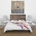 thumbnail image 3 of Designart 'Bouquet With Wildglowers and Berries' Traditional Duvet Cover Set, 3 of 5
