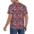 thumbnail image 2 of KLL Apricot color Skull flower for Men's Baseball Shirts,Short Sleeve Casual Shirts Button Down Shirt for Men Beach Summer Wedding Shirt-Medium, 2 of 7