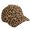 Coffee, variant on Trendy Leopards Print Adjustable Cotton Baseball Caps For Women Sporty Curved Brims Breathable Summer Outdoor Hat