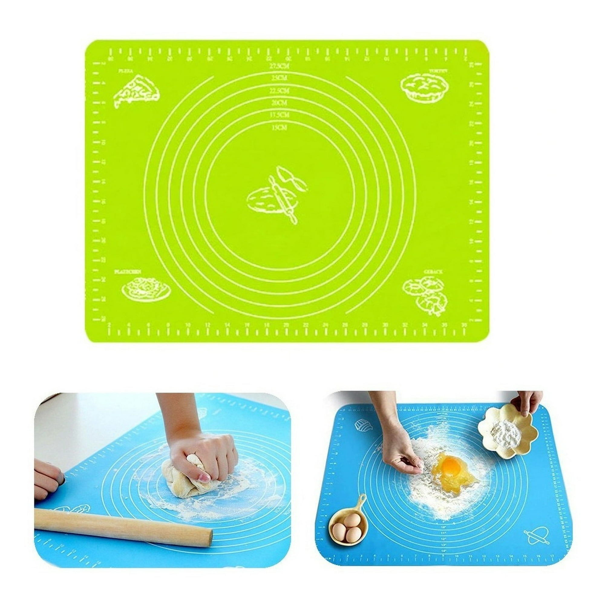 Lámina Silicona Amasar Bizcocho Pizza Pan Fondant 50X40 Cm