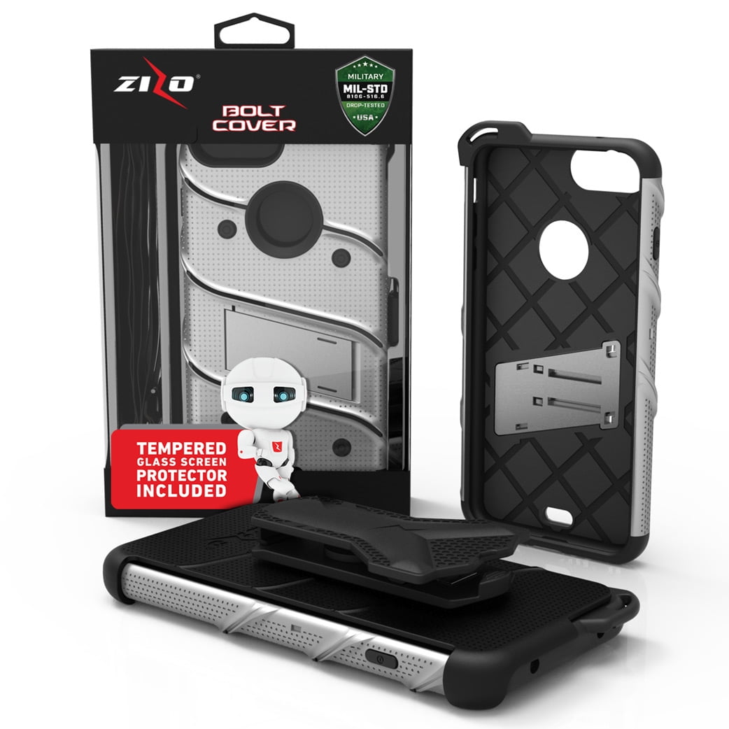 Zizo Bolt Series Case with Screen Protector, Holster, and Zizo Bolt Series Case with Screen Protector, Holster, and