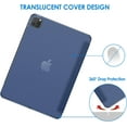 thumbnail image 3 of Supershield Case iPad Pro 11 Slim Stand Hard Back Shell Smart Cover for iPad Pro 11 Inch 4th Generation 2022 /3rd Generation 2021 /2nd Gen 2020 - Blue, 3 of 5