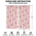 thumbnail image 2 of Nursery Curtains Boys Girls Kids Red Fruit Cherry Print Pattern Window Drapes for Living Bedroom Playroom Room Decor Rod Pocket 42x84Inch 2 Panels, 2 of 2