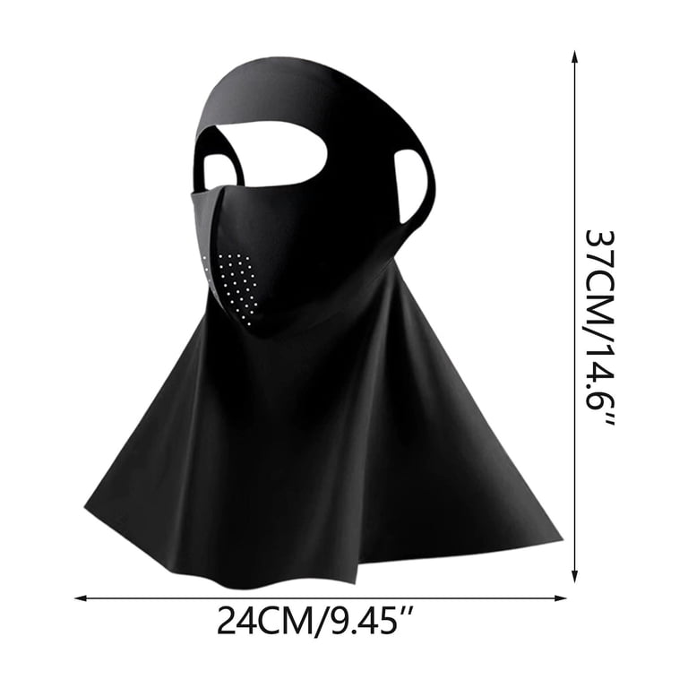 パック・フェイスマスク rui RuiJiao Breathable Full-Face & Neck Sun Protection Mask - Long