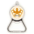 thumbnail image 1 of Pulpo océano tentáculos comida Acero inoxidable Metal cerveza tapa sacacorchos, 1 of 3
