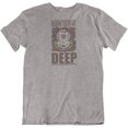 thumbnail image 1 of Born to Dive Deep. Cool T-Shirt Gifts for Divers, Swimmers, Men and Women Light Grey, 1 of 8