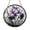 Acrylic 3.5 Inch, variant on Botanical Iris Flower Stained Glass Suncatcher – Nature Inspired Window Decor_21701