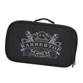 thumbnail image 1 of Bolsa de peluquería, bolsa para suministros de barbería con asa portátil, estuche profesional para herramientas de salón de belleza, bolso para peines Estilo A, 1 of 8