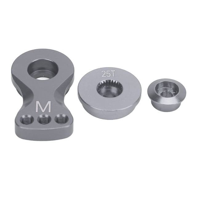 RC Servo Saver, High Accuracy 25T Aluminum Alloy Universal Servo Arm Replacement for 1/10 RC Cars