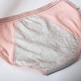thumbnail image 6 of Bigersell Silk Panties for Women Clearance Women Underwear Cotton Thong Panty Style P-951 Nylon Period Panties Thongs Ladies High Waist Briefs Mid Waist Women's Briefs Pink XXL, 6 of 8