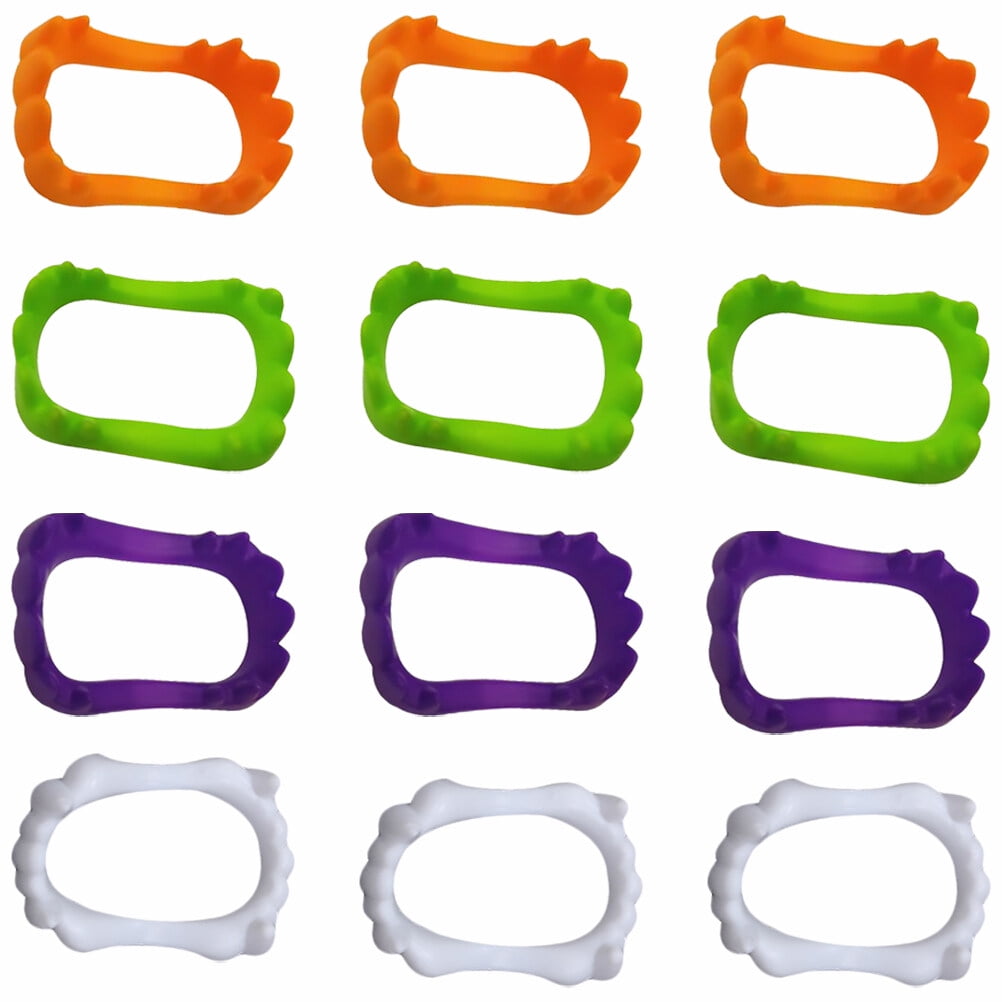 50PCS Halloween Denture Plastic Denture Teeth Funny Party Costume Props