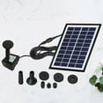 thumbnail image 2 of SHISUYAN Garden Decoration Fountain 1Set Mini Solar Powered Water Feature for Homeowners Outdoor Use, 2 of 8