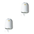 thumbnail image 3 of Bearachild Humidificador de aire eléctrico alimentado por USB con difusor de luz nocturna, generador de niebla, equipo ambientador, sala de estar, interior Blanco 2piezas Bearachild CBP379001, 3 of 6