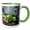 Green/White, variant on 3drose, Norway. Glacier Buttercup Flora on the Tundra - Eu21 Fno0167 - Fredrik Norrsell, 11oz Mug