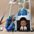 thumbnail image 3 of El Bebé Jefazo: Niño Africano Mochila de Cuerdas para Deportes y Gimnasio, Bolsa de Cuerdas Resistente al Agua, Bolsa Cinch, 30×40cm, 3 of 6
