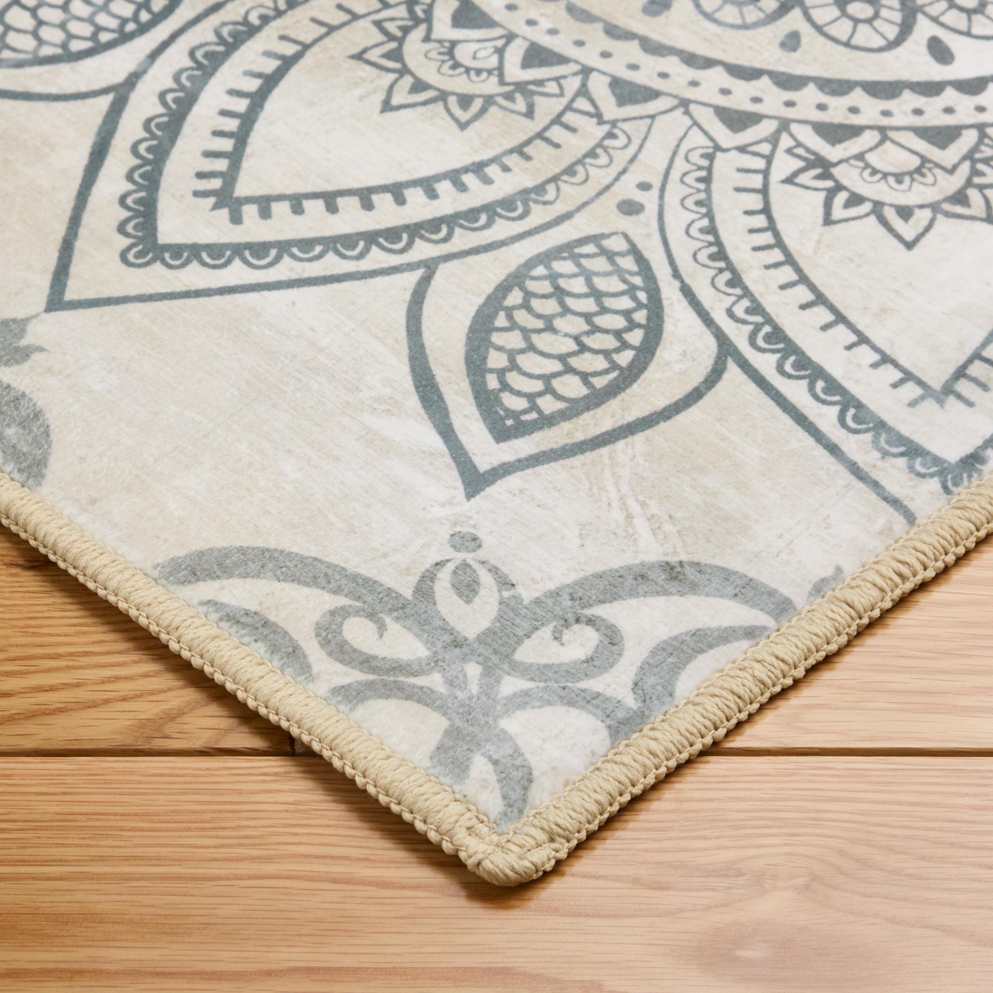 Mainstays Medallion Multicolor Kitchen Mat, 18 in x 30 in