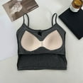 thumbnail image 4 of Shelf Bra Camisoles for Women - Adjustable Spaghetti Strap Tank Tops, Basic Layer (One Size, Longer Length), 4 of 7