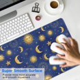 thumbnail image 4 of Long Mouse Pads for Desk,Blue Gold Sun Moon Star Zodiac Pattern Desk Mats on Top Of Desks, Desk Mouse Pad Extra Large with 3mm Non-Slip Base and Stitched Edge for Gaming,Office,Work,Home 31.5"x11.8", 4 of 6