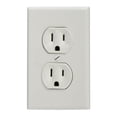 thumbnail image 1 of Contacto Duplex Leviton 15A 125V Blanco Con Placa, 1 of 3