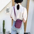 thumbnail image 4 of SUNSIOM Small Crossbody Bags for Women Trendy Solid Color 3 Pockets Cute Cell Phone Bag Wallet Purses Handbag, 4 of 6
