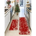 thumbnail image 5 of DefiDgd Christmas Kitchen Rugs Kitchen Mat,Farmhouse Red Christmas Waterproof Kitchen Floor Mat Decor,Cushioned Comfort Standing Mat,Christmas Decorations for Home Kitchen, 5 of 6