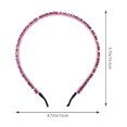thumbnail image 4 of 6pcs Cheveux Imitation Cristal Main Tricot Perles Bandeau pour Fille, 4 of 7
