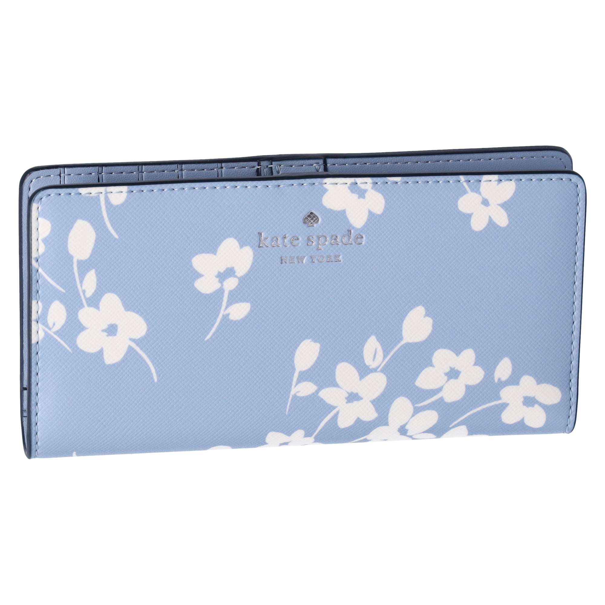 Kate Spade Dana Sweet Floral Printed Large Bifold Wallet Blue Multi Walmart