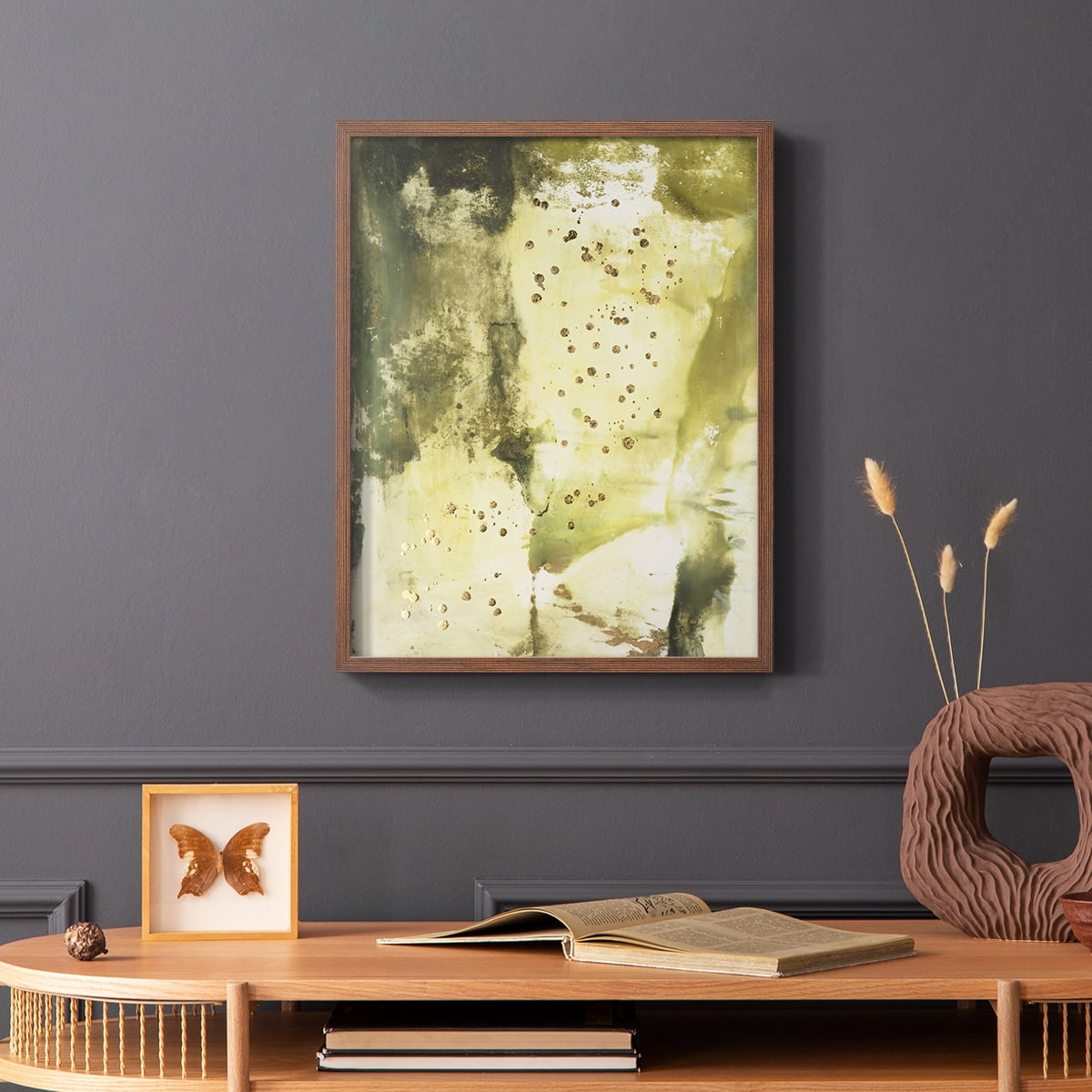 Canyon Diptych II Framed Print in Brown Solid Wood Framed Print No Nail Hanging