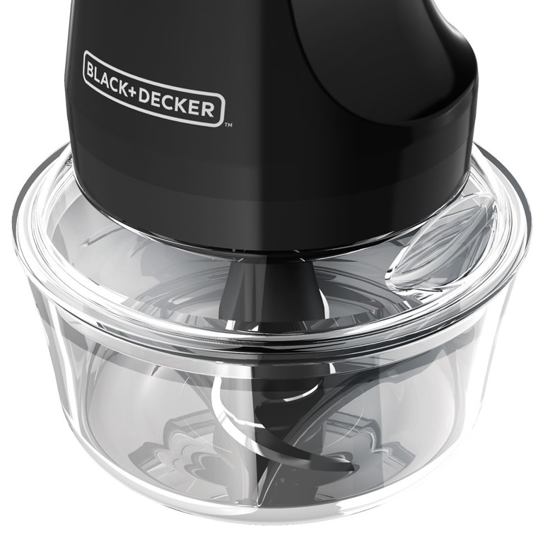 NEW - Black & Decker Glass Bowl Chopper / Food Processor