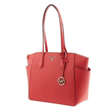 Michael Kors Women's Marilyn Medium Saffiano Leather Tote Bag Crimson 30S2G6AT2L-602